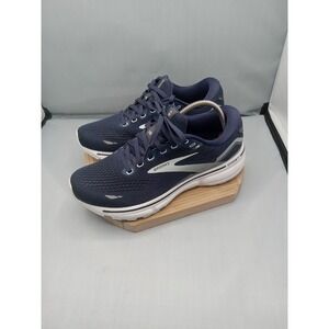 Brooks Womens Ghost 15 1203801B450 Blue Run Shoes Sneakers SZ 7.5 B No Insole